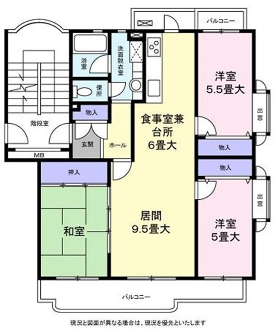 アントレ宮の里 間取図・土地図