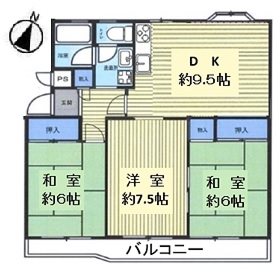 花見川ライオンズプラザ 間取図・土地図