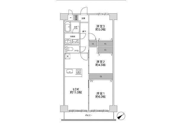 エンゼルハイム戸塚 間取図・土地図