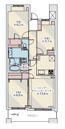 グランステージ南浦和 間取図・土地図