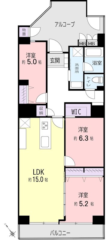 谷津パークタウン二番街 間取図・土地図