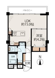 新松戸ハイツ 間取図・土地図
