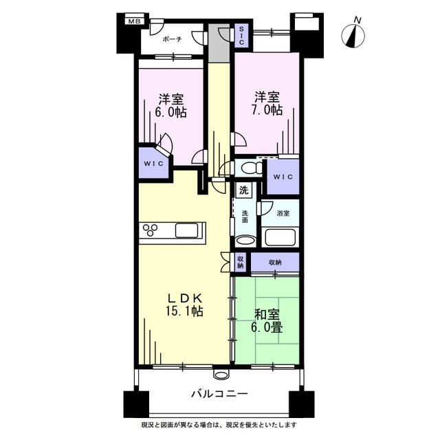シーズガーデン八王子 間取図・土地図