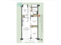ハートフルシティ松戸六高台スクエア２ 間取図・土地図