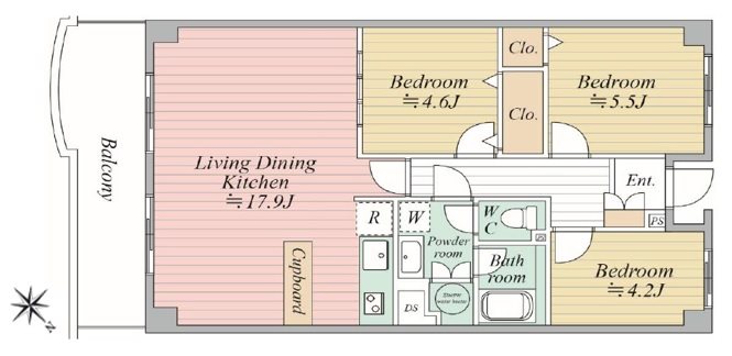 検見川アートホームズ 間取図・土地図