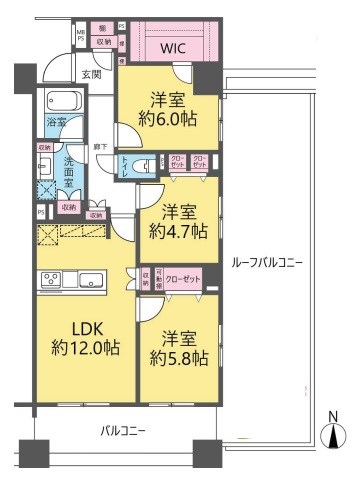 ライオンズステーションプラザ草加 間取図・土地図