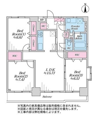 グランドヴィラ津田沼 間取図・土地図