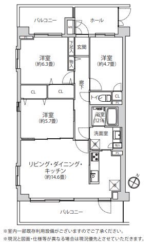 芙蓉アクティス橋本 間取図・土地図