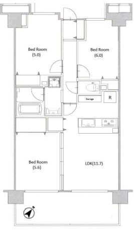 サンクレイドル橋本 間取図・土地図
