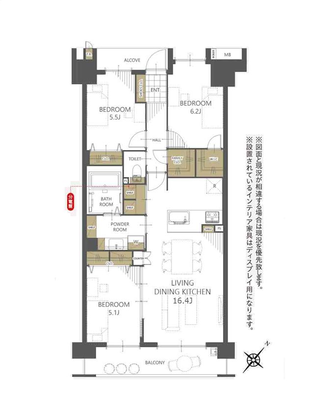 ステラガーデン幕張  間取図・土地図