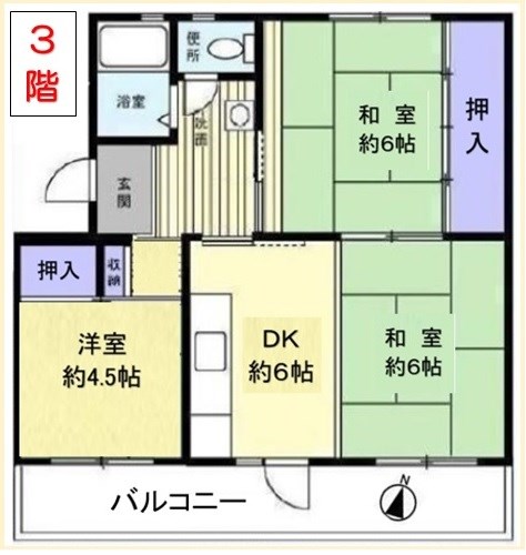 高津団地5街区（大和田新田） 間取図・土地図
