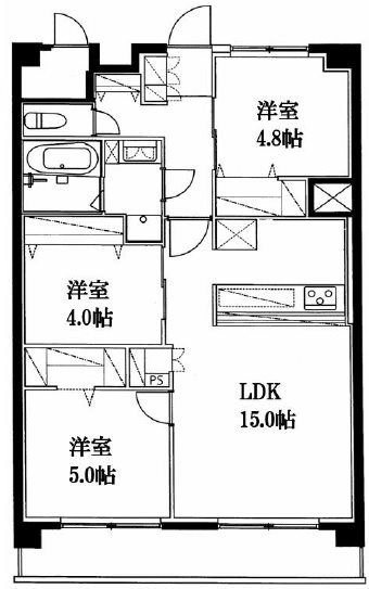 セントラルグリーンハイツ 間取図・土地図