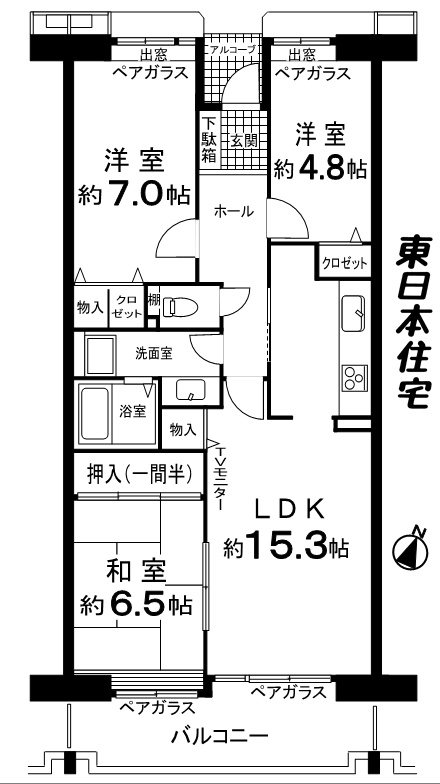 プロムナード桜台六番街 間取図・土地図