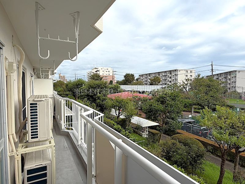 羽根沢第二住宅 現地写真（バルコニー）