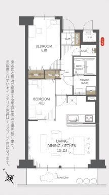 ライオンズマンション西八千代 間取図・土地図