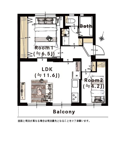 高洲二丁目住宅 間取図・土地図