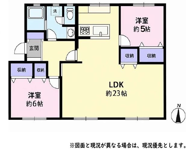 洋光台南第一団地20号棟 間取図・土地図