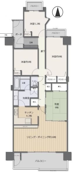 プレセダンヒルズ南大沢 間取図・土地図