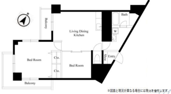 東京都八王子市椚田町 間取図・土地図