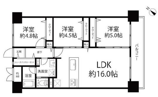 シティコープ豊洲 間取図・土地図