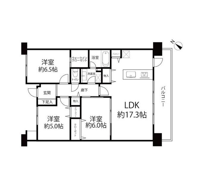 サングランデ千葉みなと 間取図・土地図