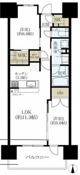 メイツ西白井 間取図・土地図