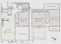 ヒルサイドテラス豊ヶ丘 間取図・土地図