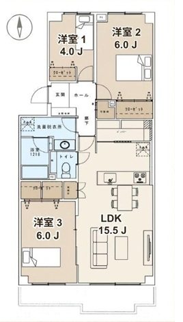 谷津パークタウン 間取図・土地図