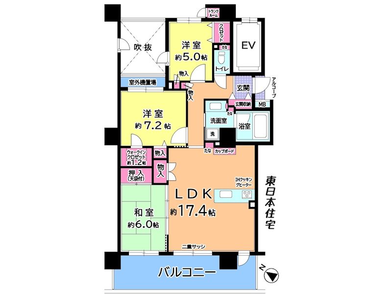 ウェルガーデン 間取図・土地図