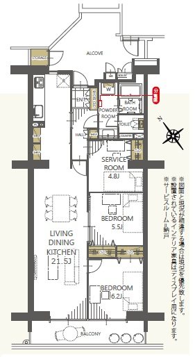 谷津パークタウン二番街３２号棟 間取図・土地図