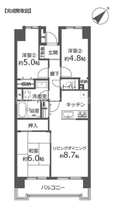 パークハイツ湘南辻堂 間取図・土地図