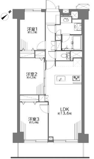 コンドミニアム葛西 間取図・土地図