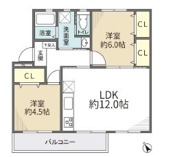 洋光台南第２団地２１号棟 間取図・土地図