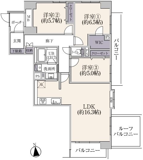 ツインシティ東砂アネックス 間取図・土地図