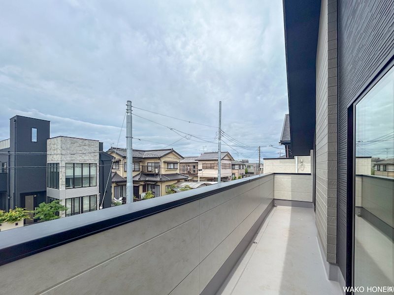 千葉県千葉市稲毛区山王町 現地写真（バルコニー）