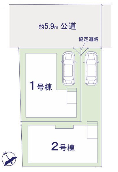 千葉市花見川区南花園1期 区画図