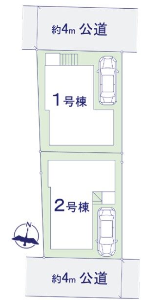 千葉県千葉市中央区白旗３丁目 区画図