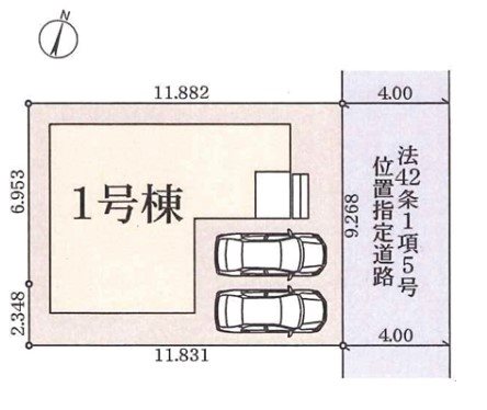 千葉県千葉市中央区道場南１丁目 区画図