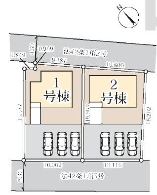 千葉県鎌ケ谷市鎌ケ谷６丁目 全体区画図