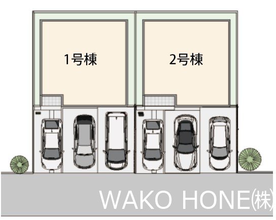 千葉県千葉市若葉区愛生町 区画図