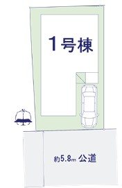 千葉県千葉市中央区鵜の森町 区画図