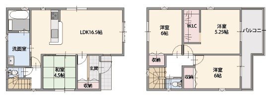 千葉県千葉市稲毛区小中台町 間取図・土地図