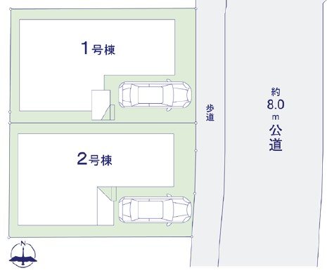 千葉県千葉市中央区東千葉２丁目 区画図