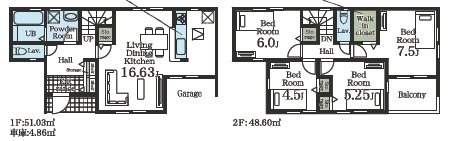 千葉県千葉市稲毛区宮野木町 間取図・土地図