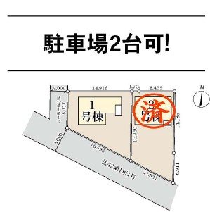 千葉県君津市台２丁目 区画図