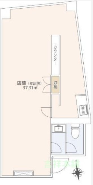 東京都渋谷区恵比寿２丁目 間取図・土地図