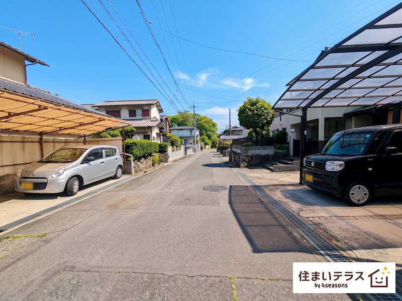 【売地】倉敷市天城台2丁目5-15 現地写真（前面道路含む現地写真）