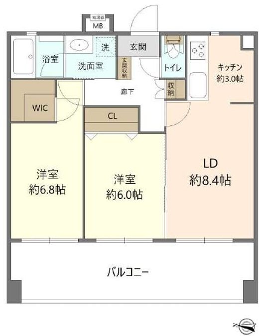 デュオ川口青木公園 間取り図