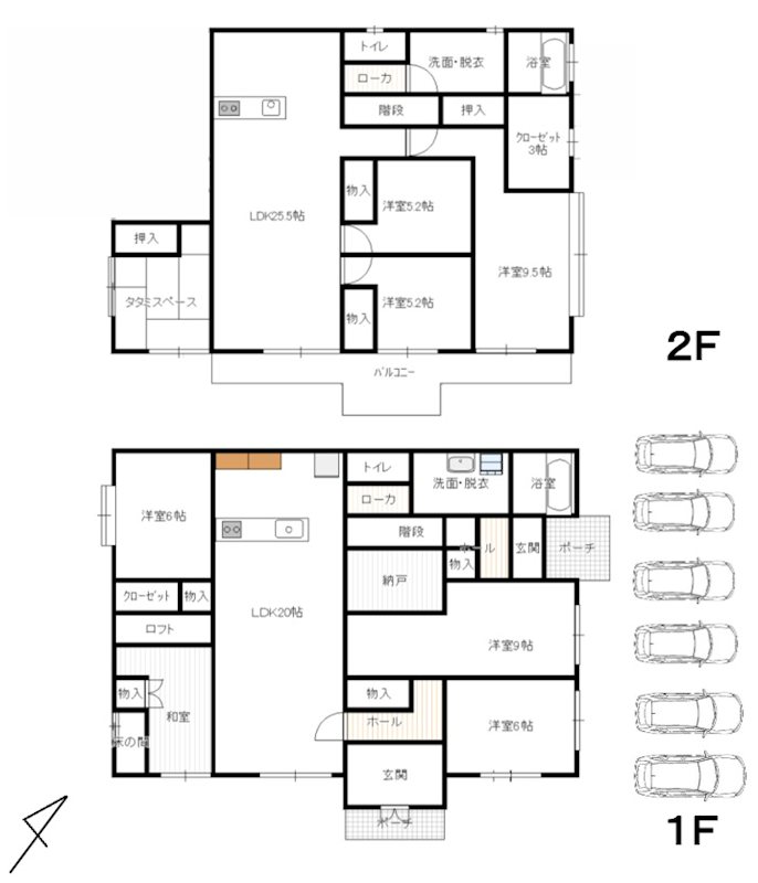 赤井中古戸建 間取り図