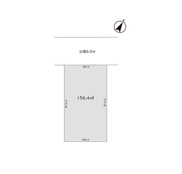 川口市戸塚境町　売地 間取り図